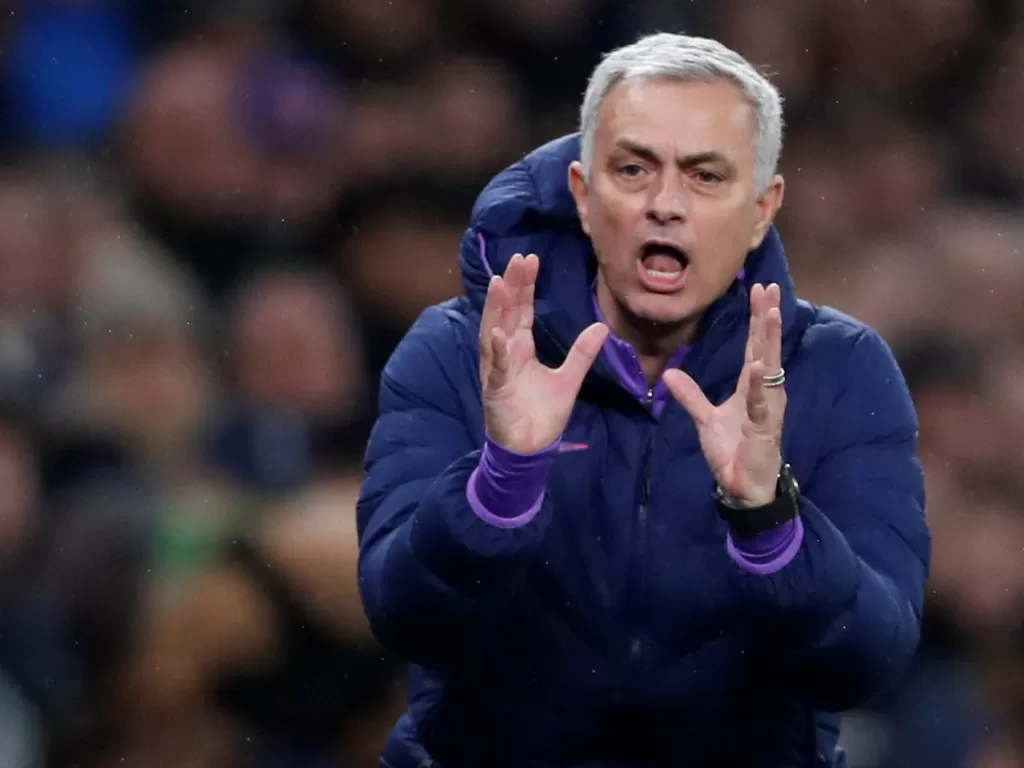Manajer Tottenham Hotspur, Jose Mourinho, mendaratkan pemain baru di bursa transfer Januari. (Action Images via Reuters/Matthew Childs)