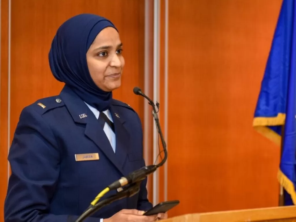 Saleha Jabeen. (Airforcetimes/Tech. Sgt. Armando Schwier-Morales)
