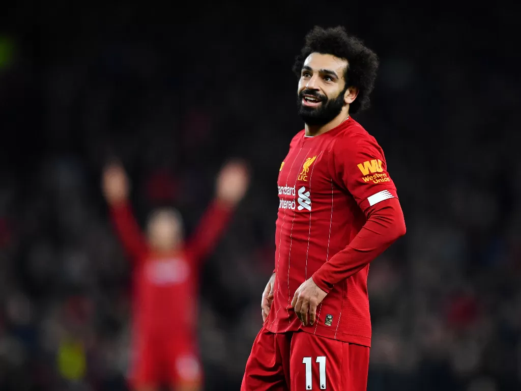 Penyerang Liverpool, Mohamed Salah. (REUTERS/Dylan Martinez)