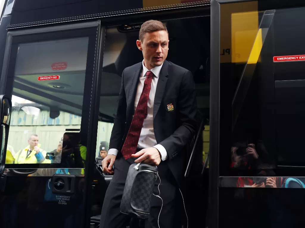 Gelandang Manchester United, Nemanja Matic. (REUTERS/Paul Childs)