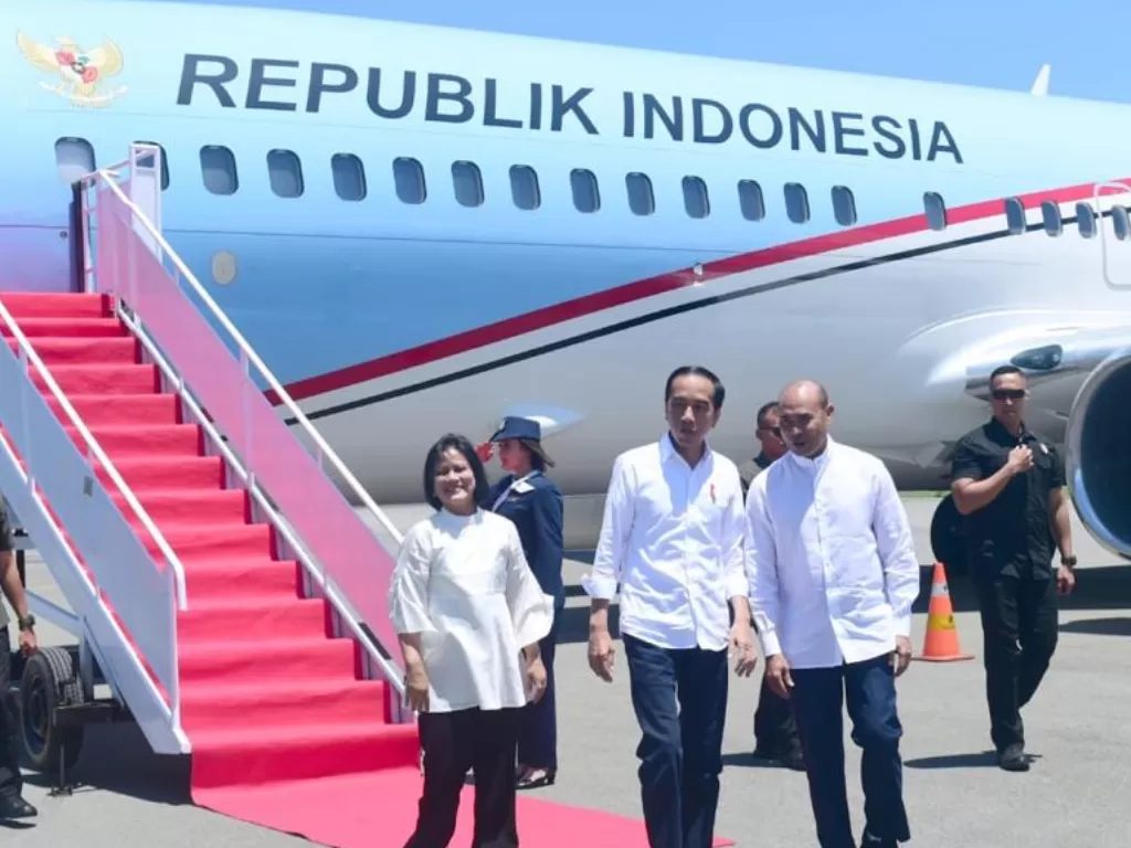 Presiden Joko Widodo bersama Ibu Negara Iriana Joko Widodo melakukan kunjungan kerja ke Labuan Bajo, Nusa Tenggara Timur. (Dok. Sekretariat Negara Republik Indonesia)
