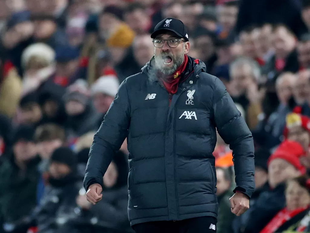 Pelatih Liverpool, Juergen Klopp. (REUTERS/Carl Recine)