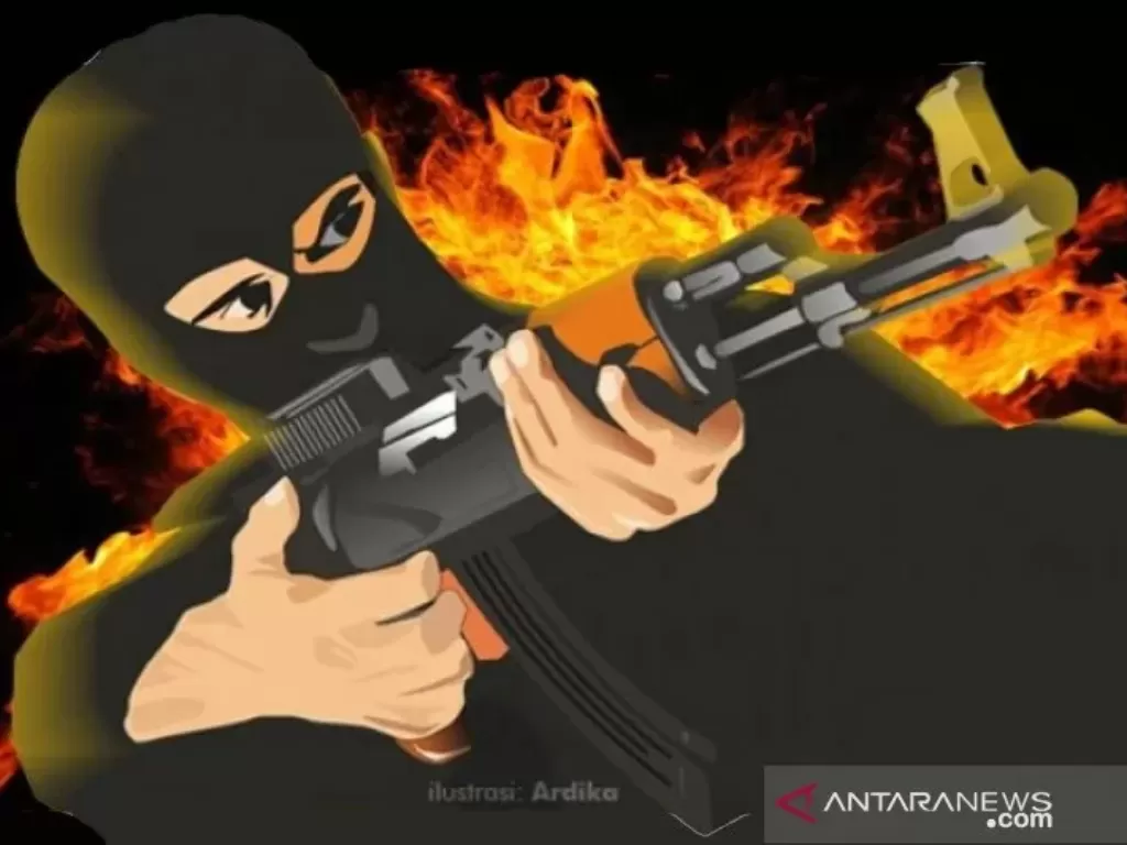 Ilustrasi teroris (ANTARA/Ardika)