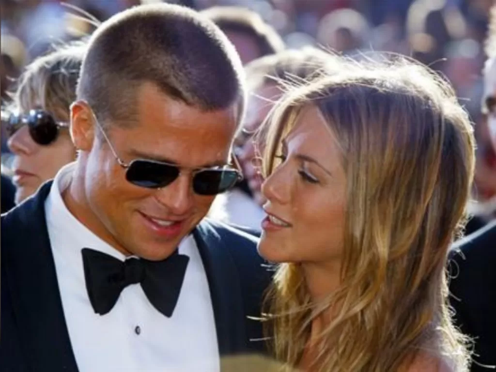 Brad Pitt dan Jennifer Aniston (REUTERS/Kimberly White)