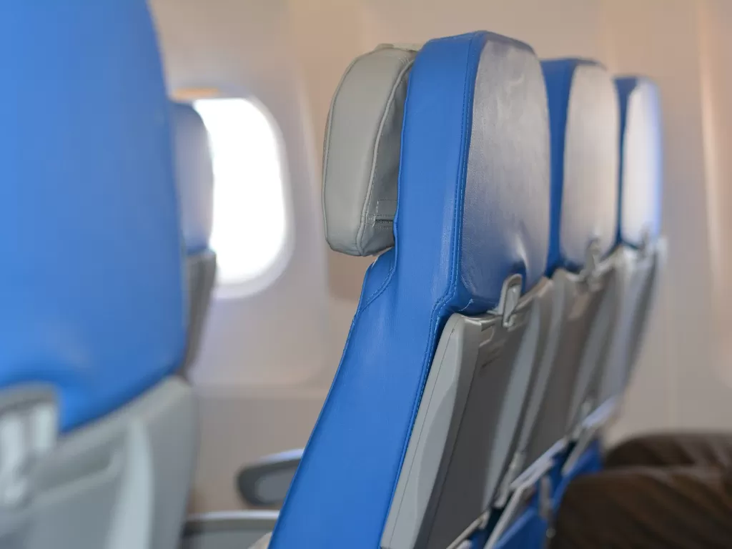 Ilustrasi kursi di kabin pesawat. (Pixabay)