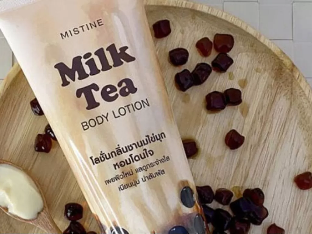 Body lotion milk tea (world of buzz)