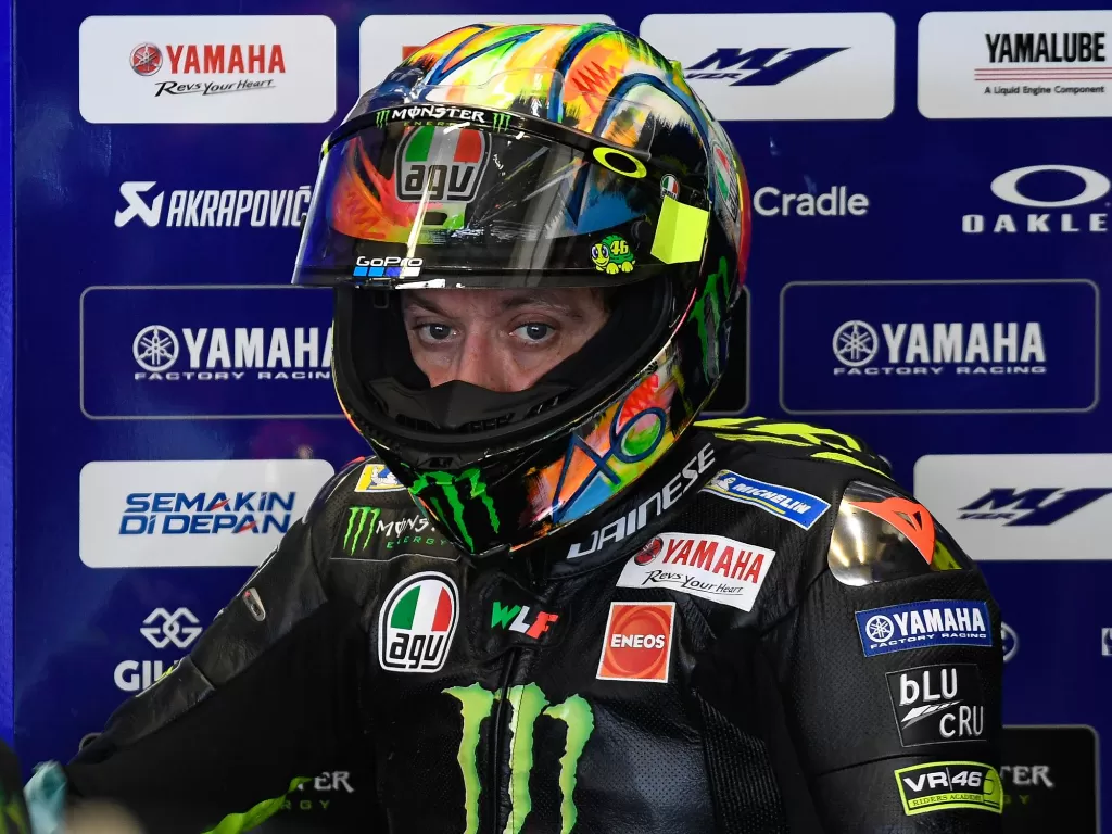Pembalap Movistar Yamaha, Valentino Rossi, akan ke Indonesia pada awal Februari. (Dok. MotoGP)