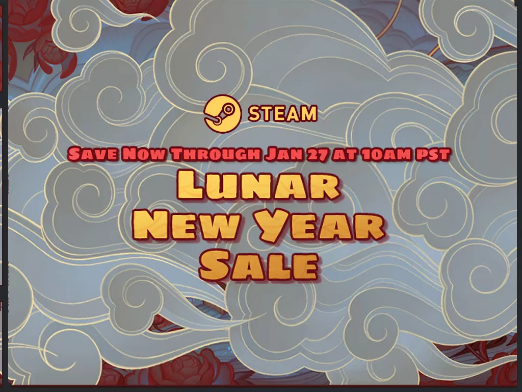 Steam Lunar New Year Sale (photo/Screenshot/Steam)