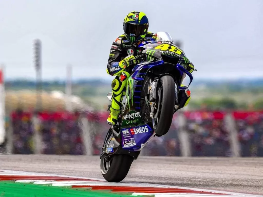 Pembalap MotoGP Valentino Rossi. (Instagram/@motogp)