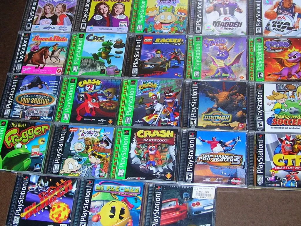 Game-game dari console PlayStation 1 (photo/GamesBlog)