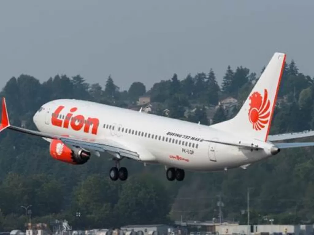 Ilustrasi armada Lion Air saat lepas landas. (Lion Air/Paul Christian Gordon)