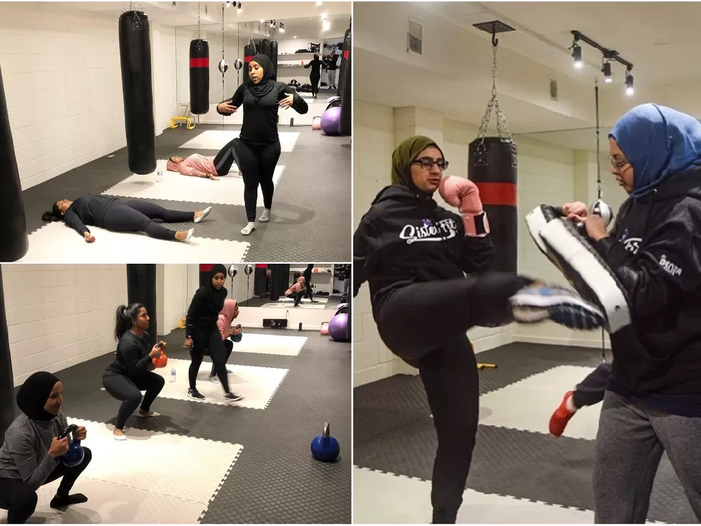 Sister Fit, tempat gym khusus wanita Muslim Amerika Utara (Instagram/@sisterfitto)