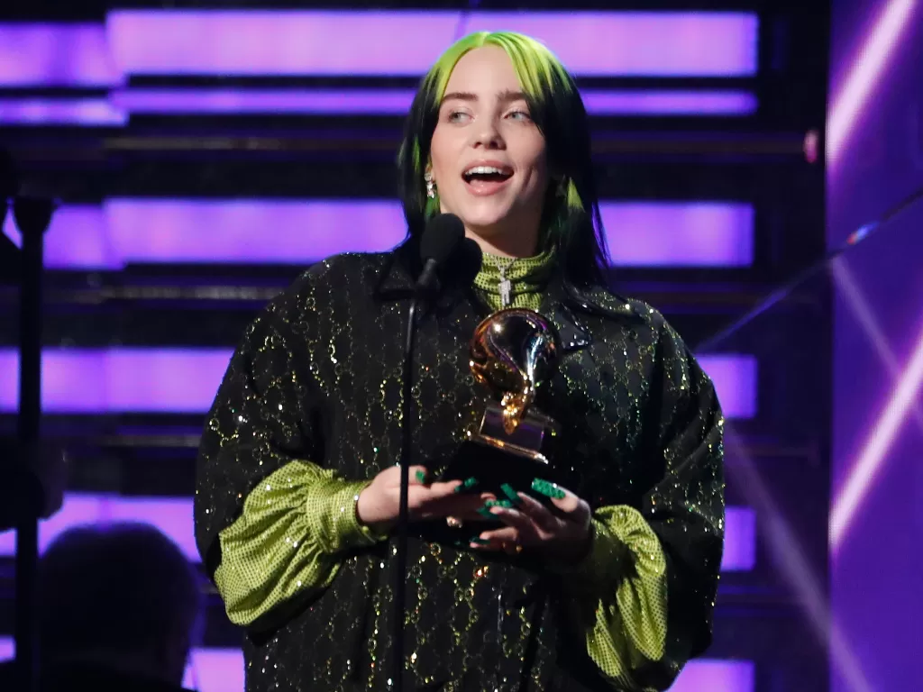 Billie Eilish memborong piala di Grammy Awards 2020. (REUTERS/Mario Anzuoni)