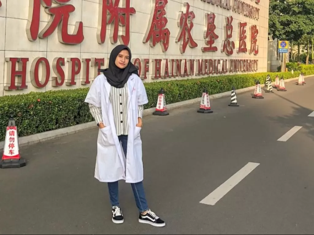 Feby Annas, Mahasiswi Indonesia di Tiongkok (Instagram/@febyaryannas)