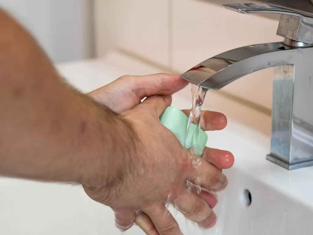 ilustrasi cuci tangan yang benar (pixabay/Gentle07)