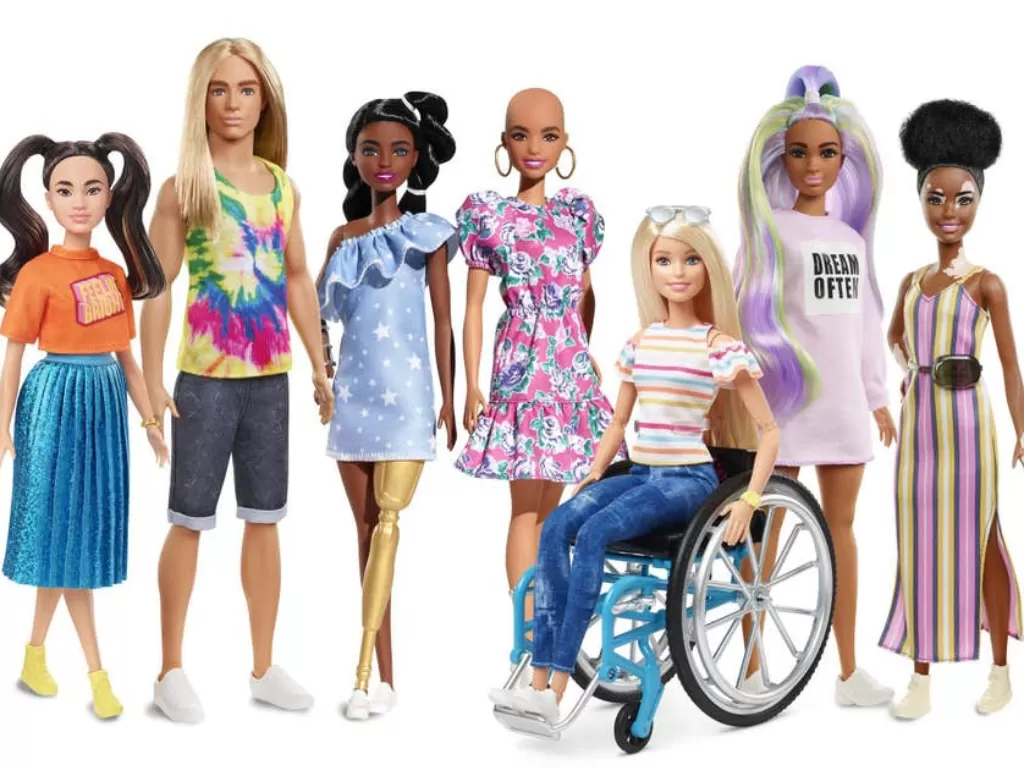 Banyak jenis boneka Barbie di 2020 (Mattel)