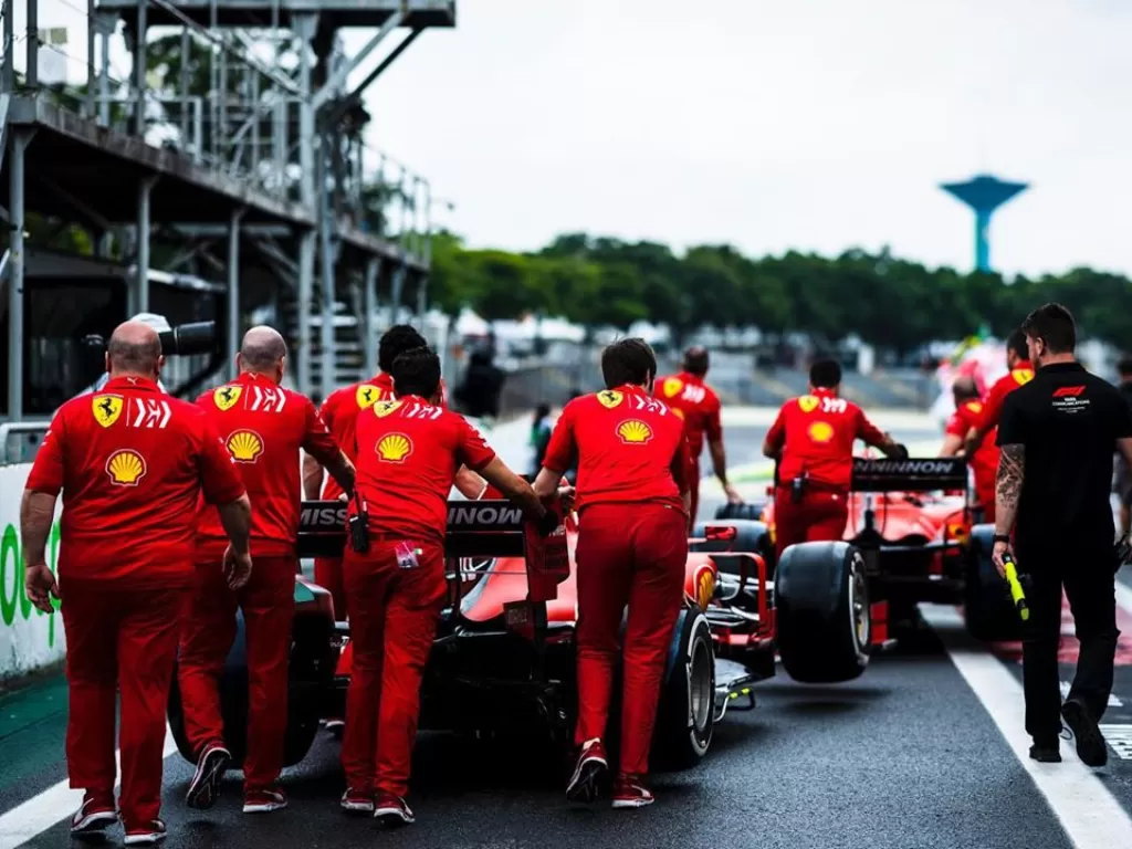 Pabrikan Tim Ferrari di F1. (Instagram/@scuderiaferrari)