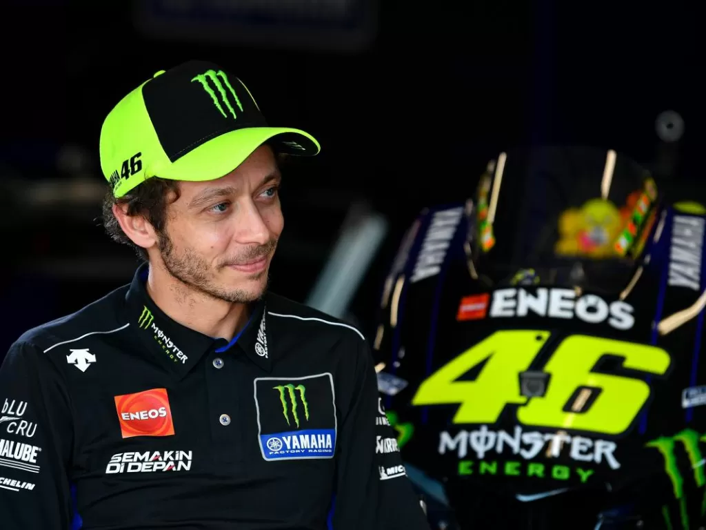 Valentino Rossi tak akan menggeber motor pabrikan Yamaha pada MotoGP 2021. (Dok. MotoGP)