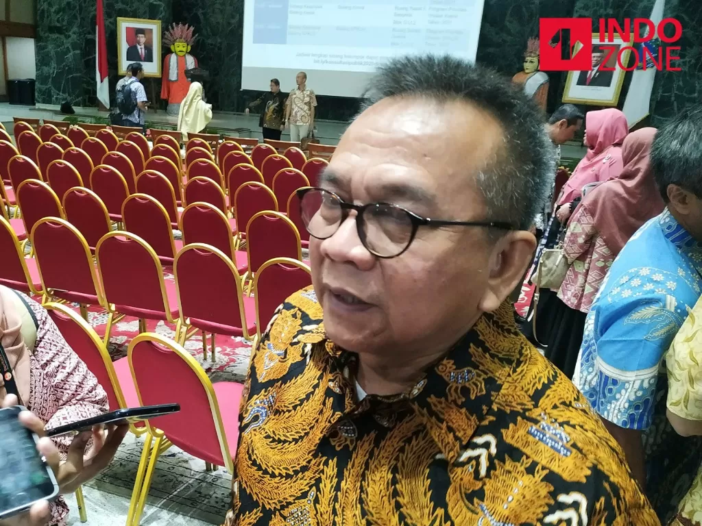 Wakil Ketua DPRD DKI Jakarta, Muhammad Taufik memberikan keterangan di Balai Kota DKI Jakarta, Jakarta Pusat, Kamis (30/1/2020). (INDOZONE/Murti Ali Lingga)