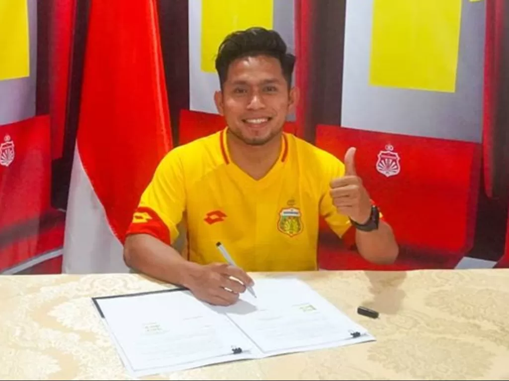 Pemain Timnas Indonesia, Andik Vermansah merapat ke Bhayangkara FC. (Instagram/@bhayangkarafc)