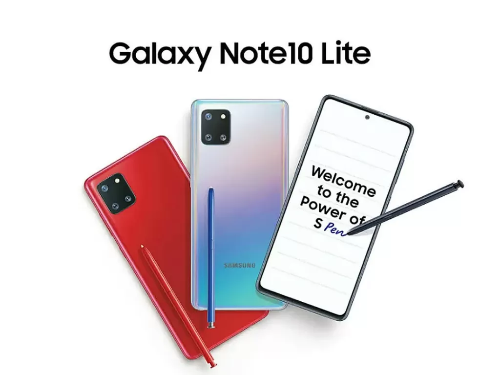 Samsung Galaxy Note 10 Lite (photo/Samsung via. 91Mobiles)