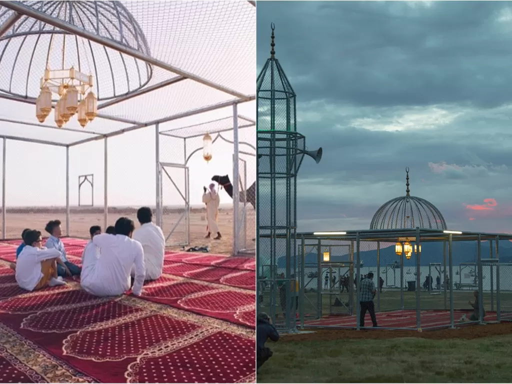 Masjid transparan karya Ajlan Gharem (instagram/@ajlangharem)