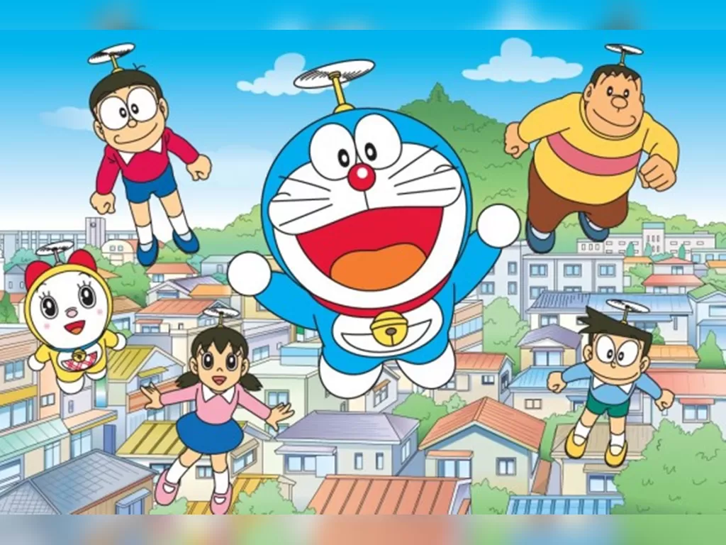 Doraemon dan teman-teman. (doraemon)