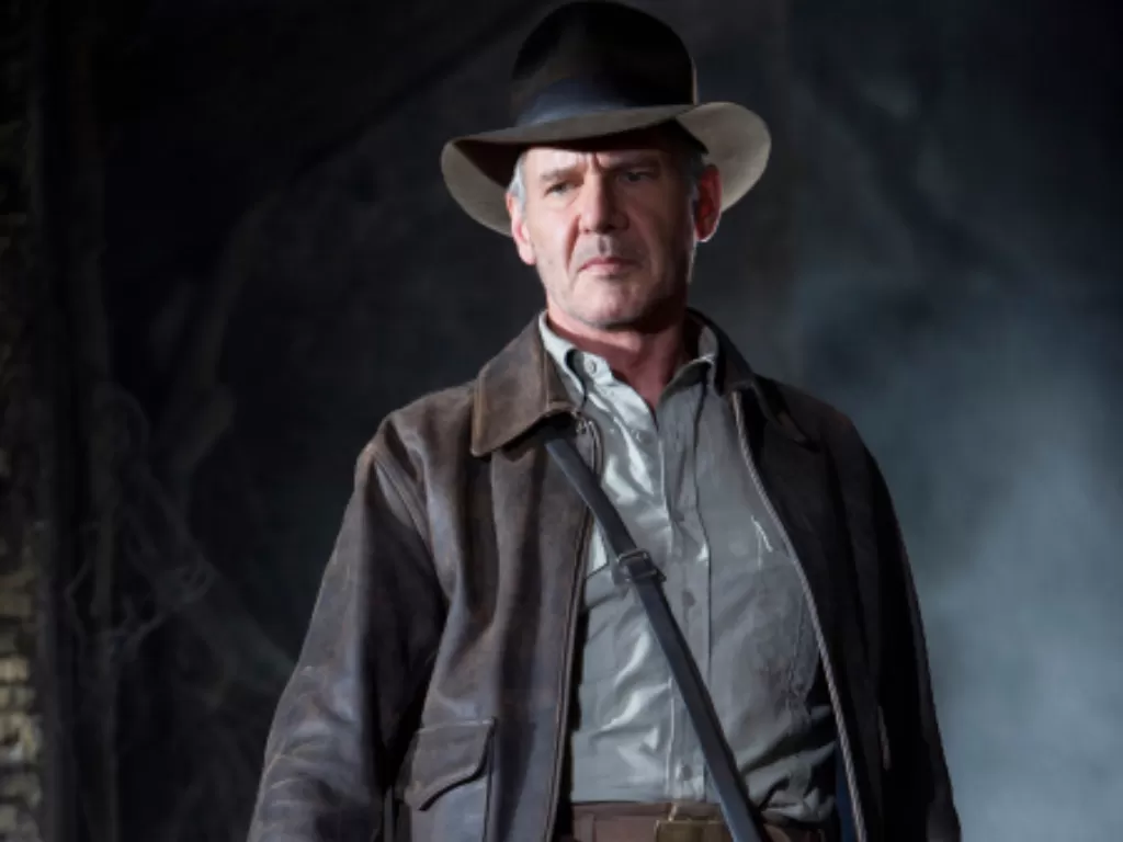 Harrison Ford sebagai Indiana Jones di film 'The Kingdom of Crystal Skull' (IMDB)