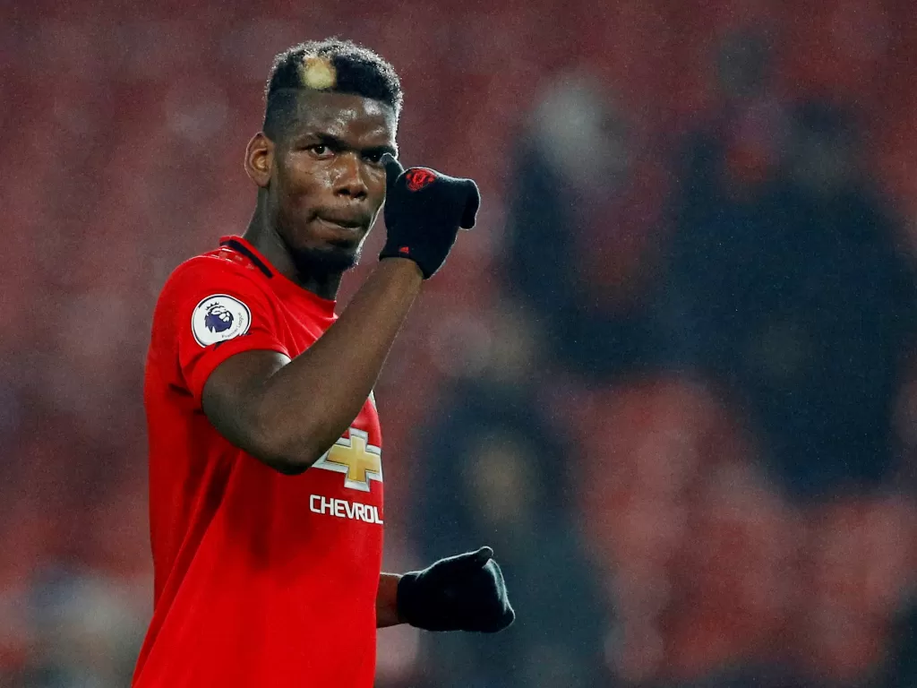 Gelandang Manchester United, Paul Pogba. (REUTERS/Phil Noble)
