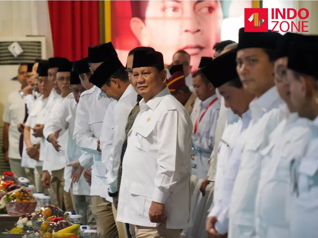 Suasana gelaran HUT ke-12 Partai Gerindra di Gedung DPP, Jakarta, Kamis (6/2/2020). (INDOZONE/Mula Akmal)