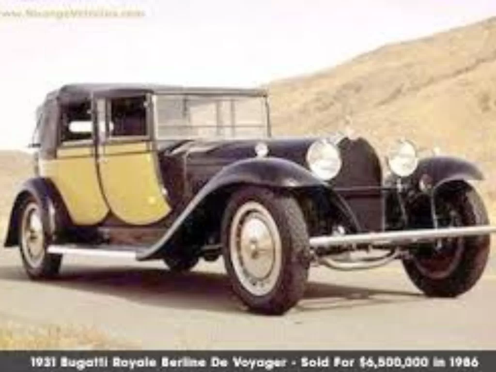 Bugatti Royale Berline De Voyager 1931. (classycars.org)