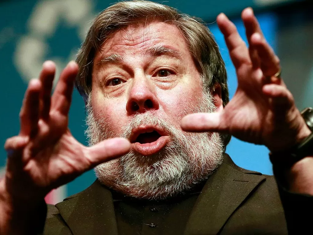 Salah satu pendiri dari Apple, Steve Wozniak (photo/REUTERS/Cathal McNaughton)