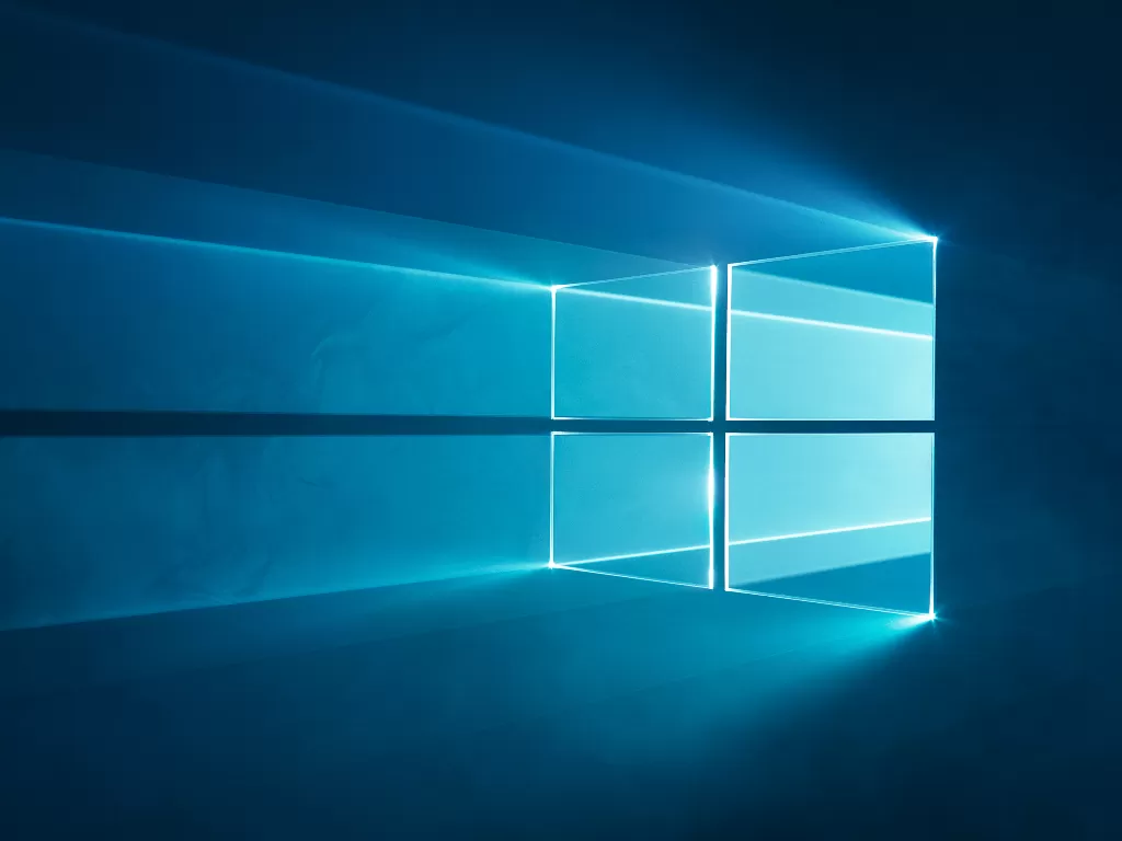 Wallpaper default untuk sistem operasi Windows 10 (photo/Microsoft/Windows 10)
