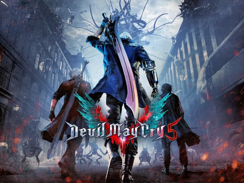 Cover Art dari game Devil May Cry 5 (photo/Capcom)
