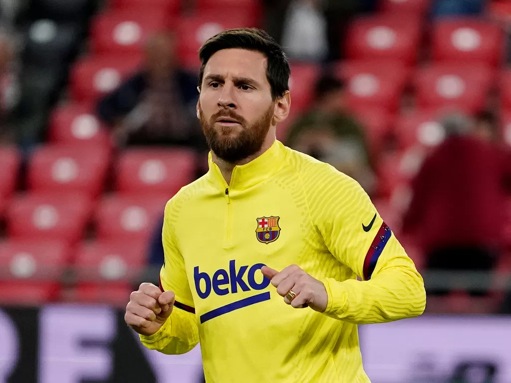 Kabar Lionel Messi akan hengkang dari Barcelona kian santer. (REUTERS/Vincent West)