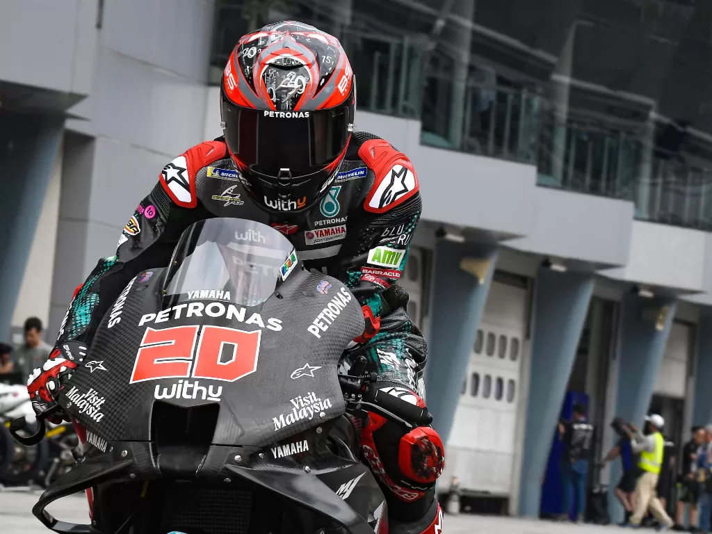 Pembalap Petronas Yamaha SRT, Fabio Quartararo, tampil impresif pada tes pramusim MotoGP 2020 di Sirkuit Sepang, Malaysia, akhir pekan kemarin. (Dok. MotoGP)