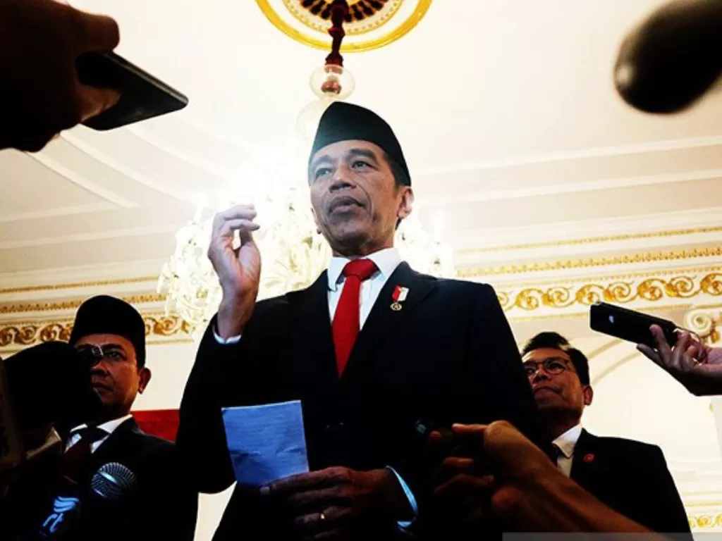 Presiden RI Joko Widodo di Istana Negara Jakarta. (photo/ANTARA/Rangga Pandu Asmara Jingga)