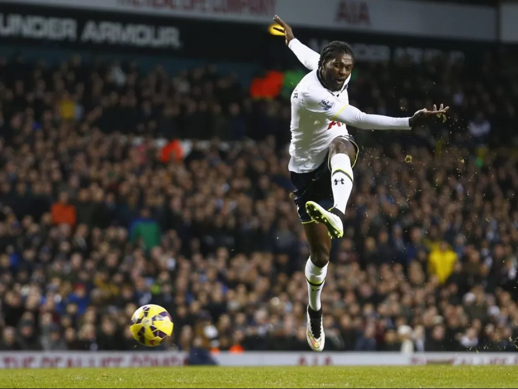 Eks striker Tottenham Hotspur, Adebayor. (REUTERS/Andrew Winning)