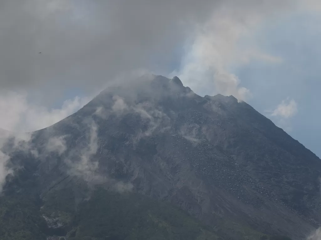 Erupsi Gunung Merapi. (ANTARA FOTO/Aloysius Jarot Nugroho)