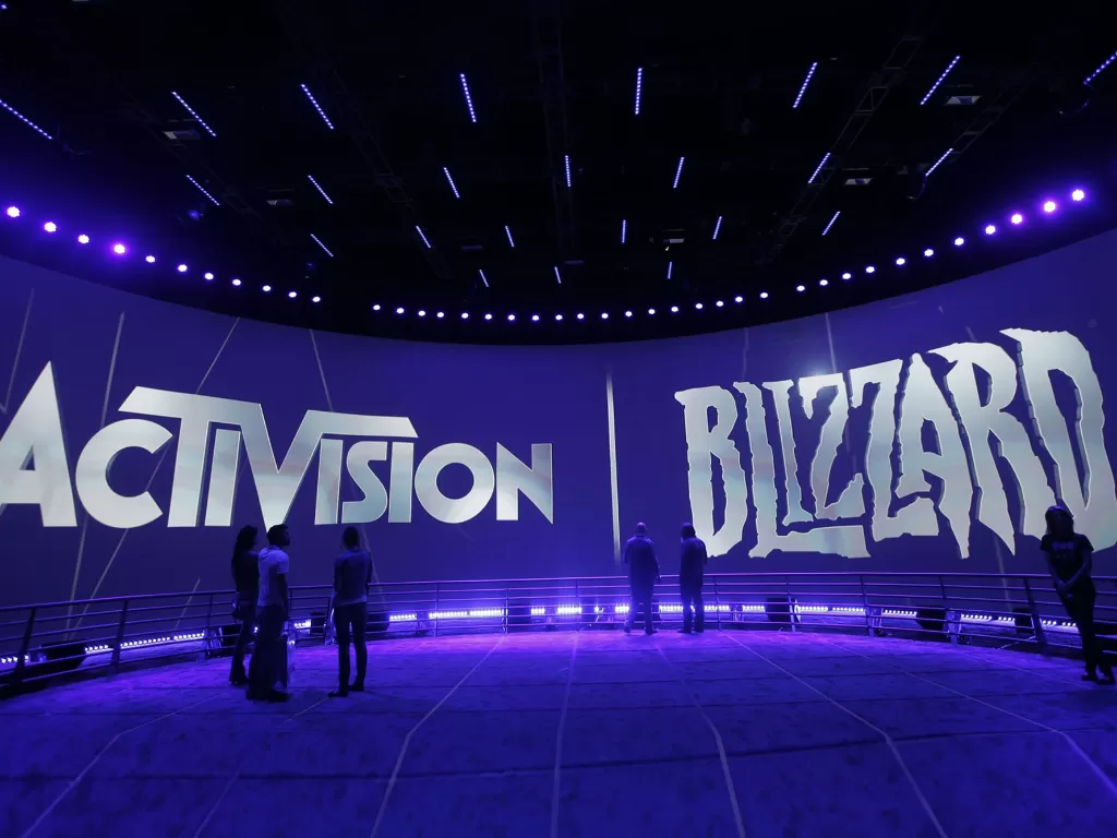 Logo Activision Blizzard (photo/The Wall Street Journal/Associated Press)