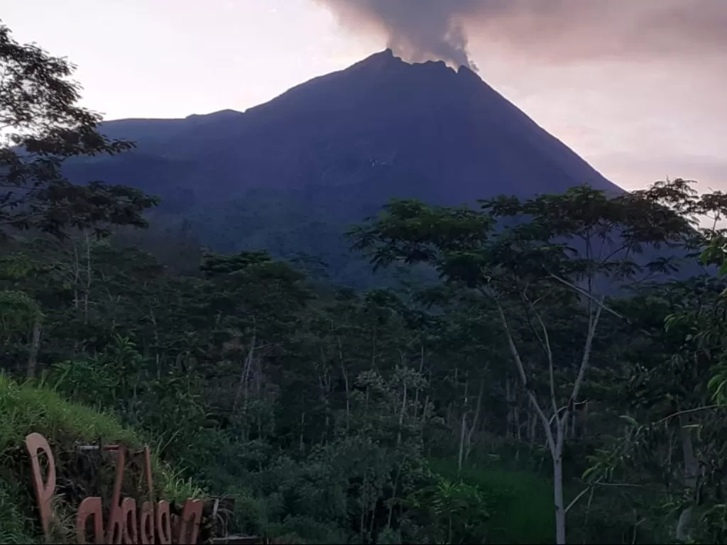 Erupsi Gunung Merapi (Twitter/@BPPTKG)