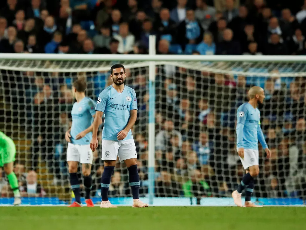 Manchester City dilarang tampil di kompetisi Eropa selama dua musim ke depan. (Action Images via Reuters/Andrew Boyers)