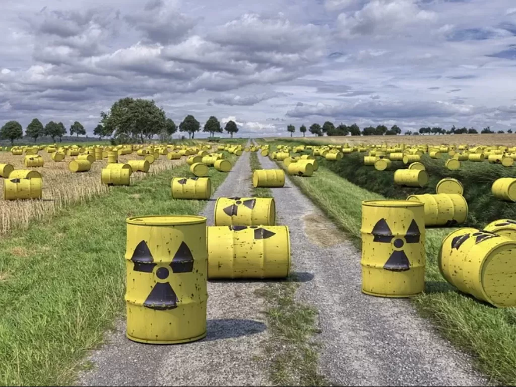 Ilustrasi limbah radioaktif (Pixabay/rabedirkwennigsen)