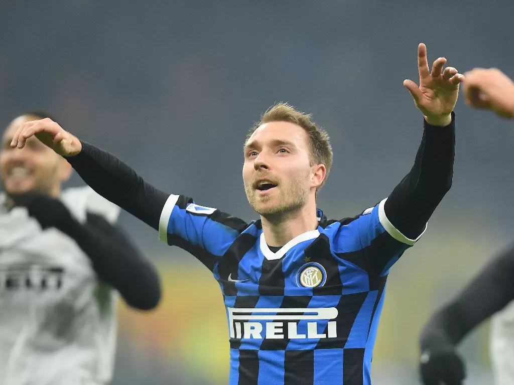 Gelandang Inter Milan, Christian Eriksen. (REUTERS/Daniele Mascolo)