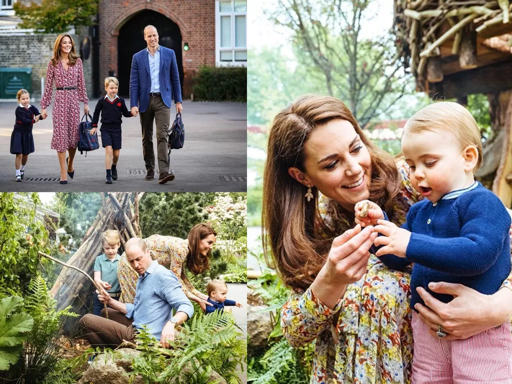 Pangeran William dan Kate Middleton bersama anak-anaknya. (photo/Instagram/@kensingtonroyal)
