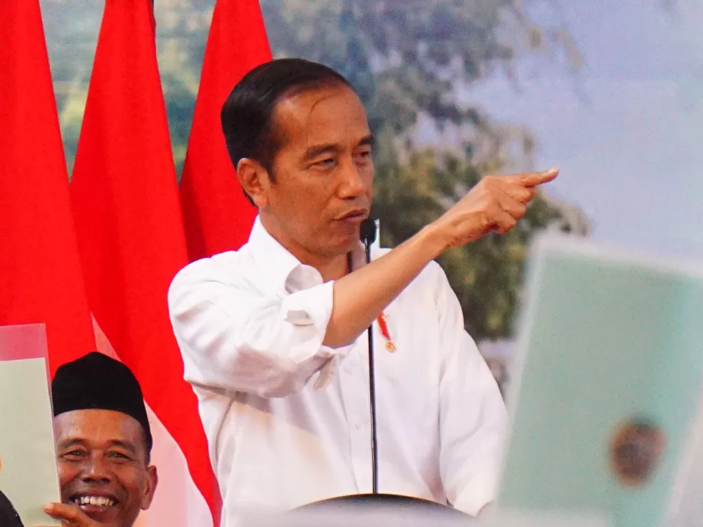 Presiden Jokowi ditagih soal Nawa Cita HAM dan intoleransi (ANTARA FOTO/Hendra Nurdiyansyah).
