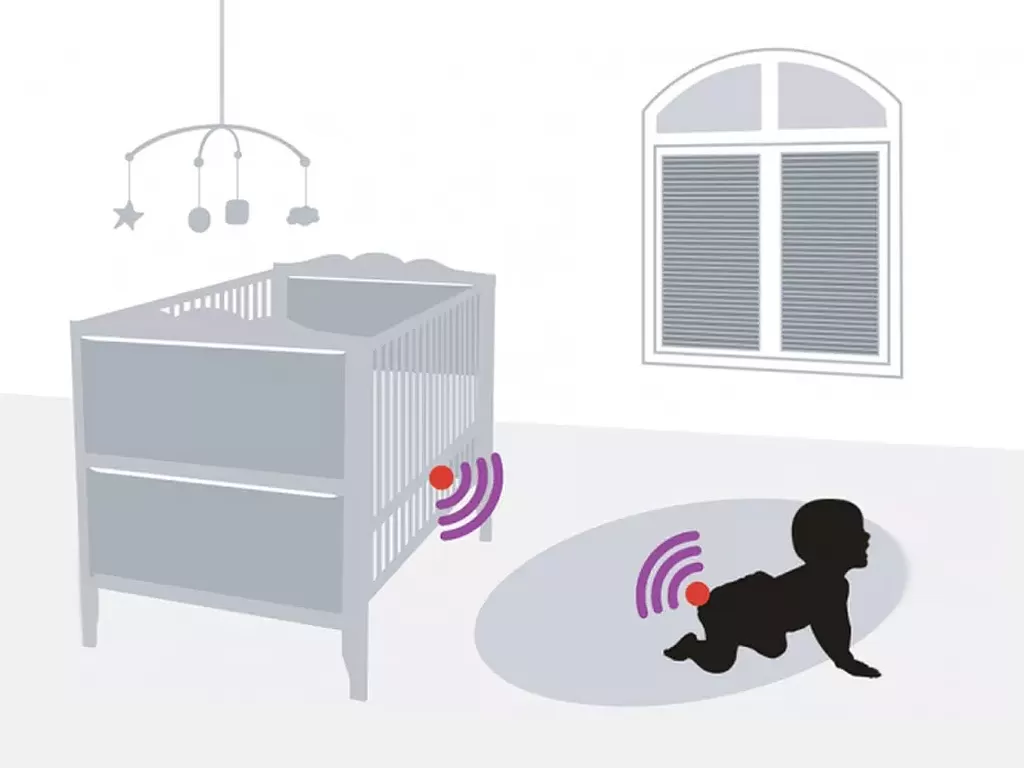 Ilustrasi sensor RFID yang ada di popok bayi (photo/MIT News via. The Verge)