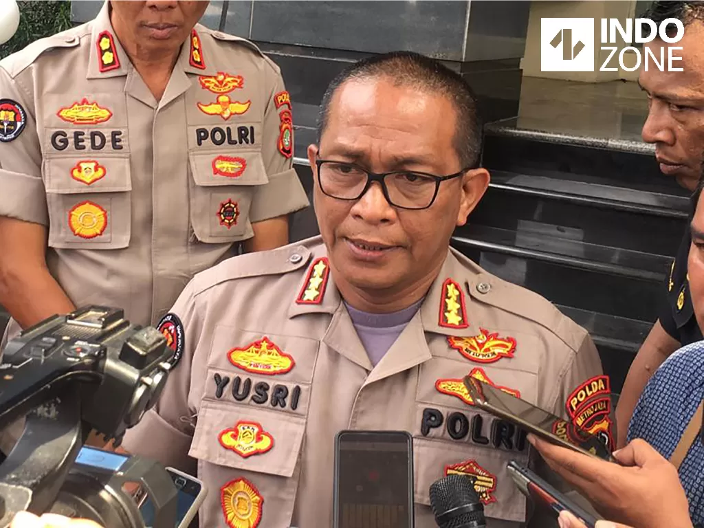 Kabid Humas Polda Metro Jaya Kombes Yusri Yunus membeberkan perkembangan kasus klinik aborsi ilegal di Jakarta. (INDOZONE/Samsudhuha Wildansyah)