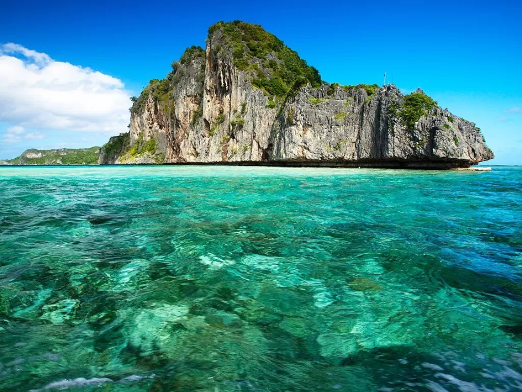 Sebuah pulau di Papua Nugini. (Instagram/dream_worldtravel)