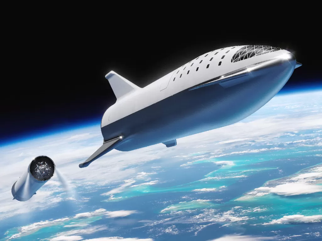 Pesawat angkasa SpaceX. (photo/SpaceX.com)